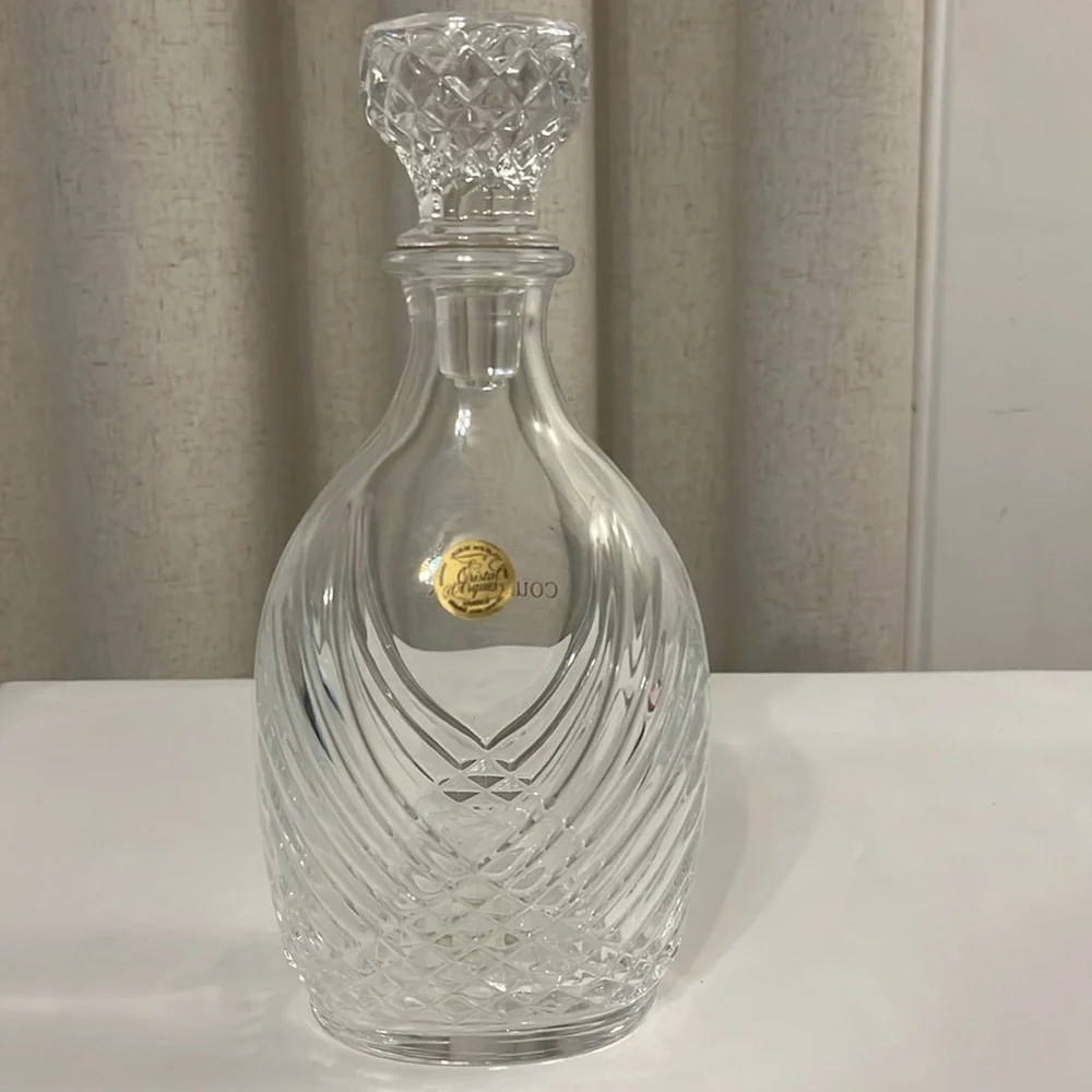 VTG. Courvoisier Lead Crystal Decanter With Stopper